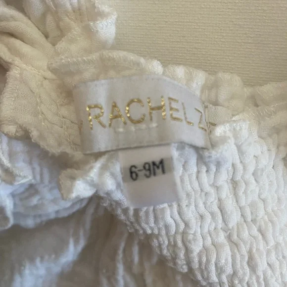 Rachel Zoe White and Leopard Print Diaper Cover Set - Picture 3 of 5